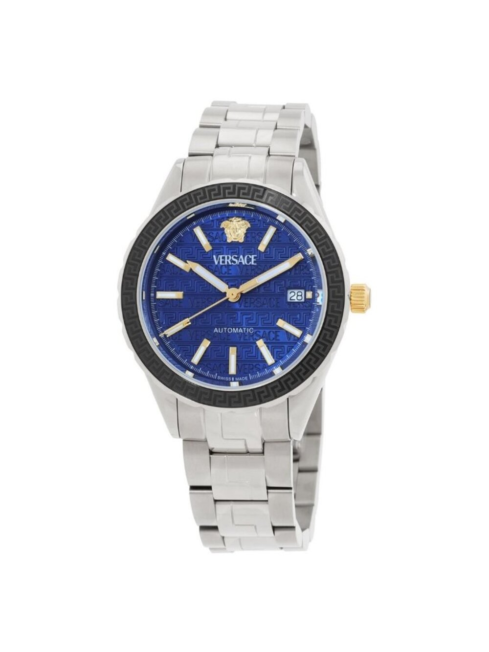 NWT Versace Hellenyium Automatic Blue Dial Men's Watch